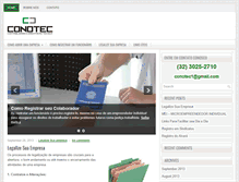 Tablet Screenshot of conotec.com.br